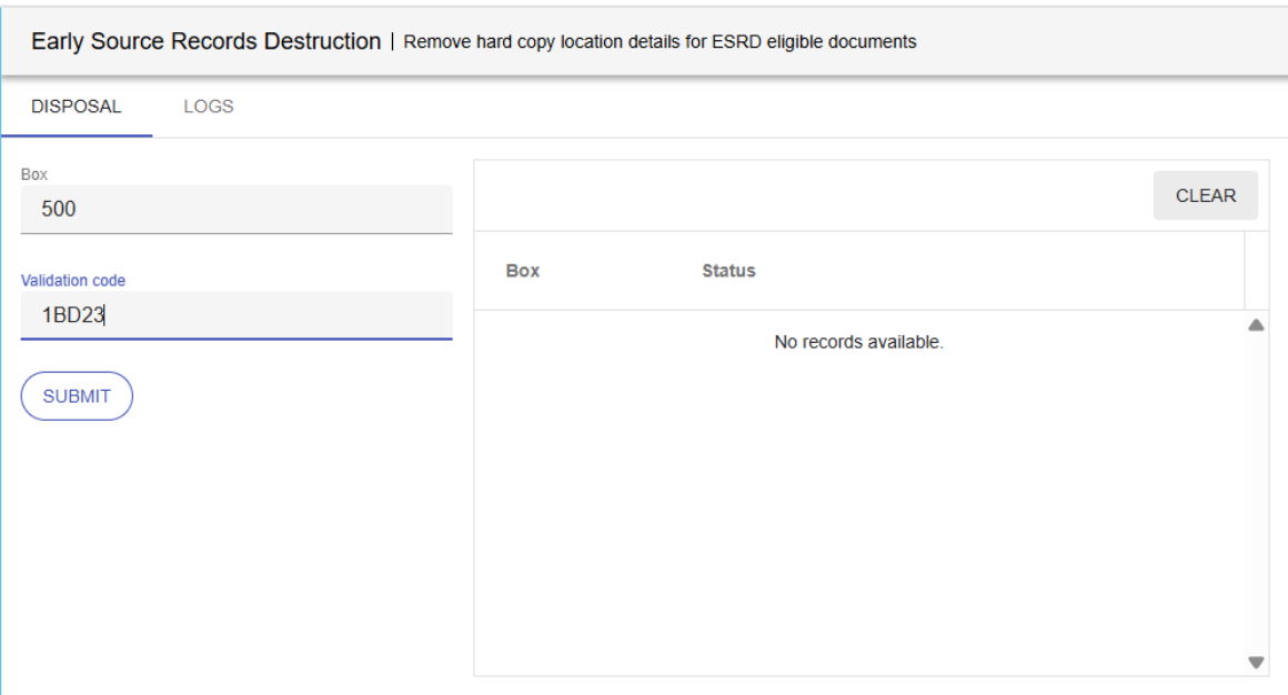 Validation Code Validation Code